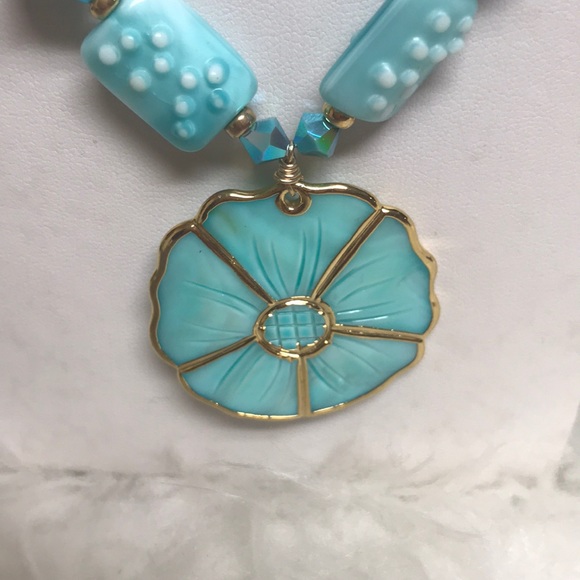 Turquoise Necklace & Earring Set ❤️